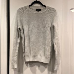 Light gray knit sweater